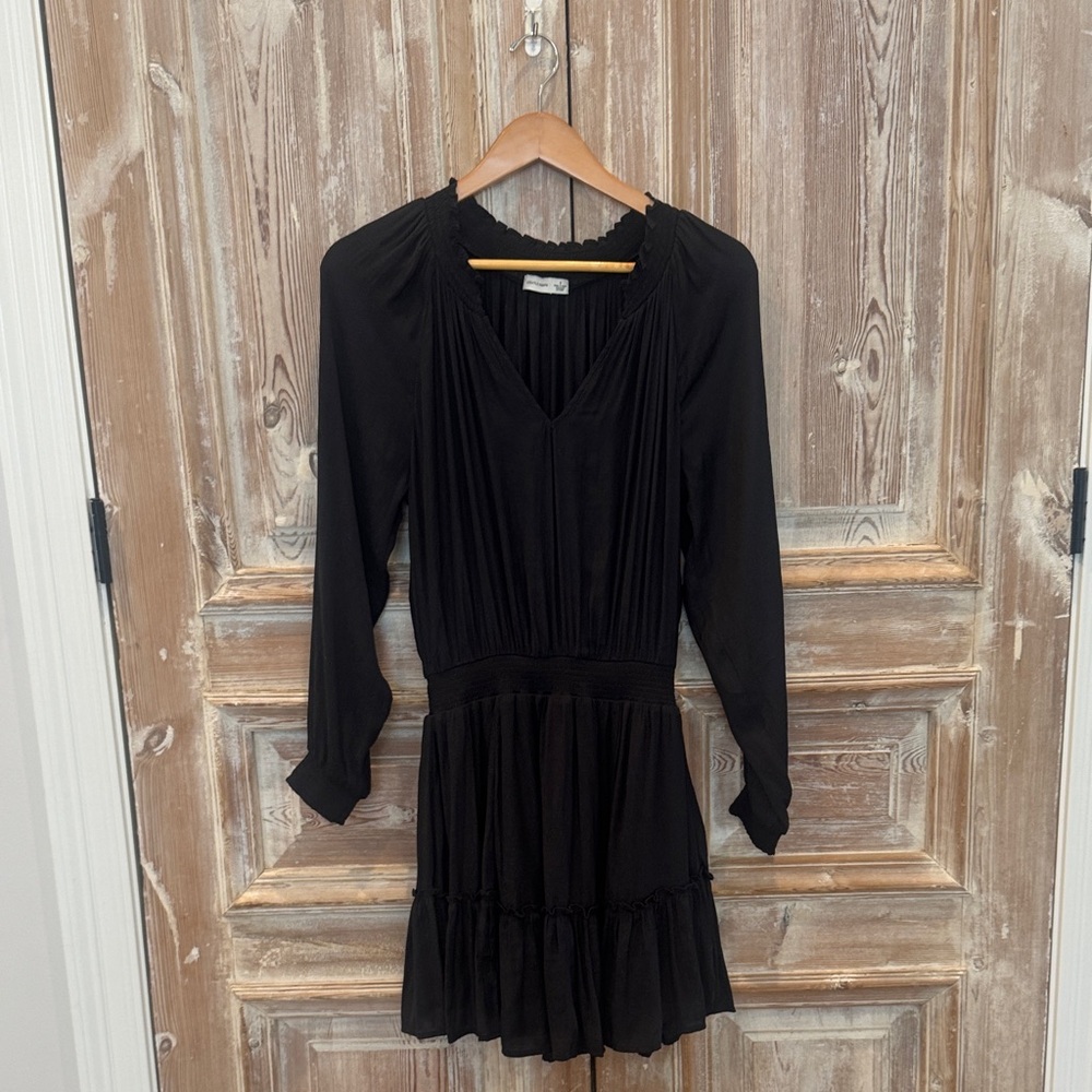 Gentle Fawn Black Long Sleeve Dress